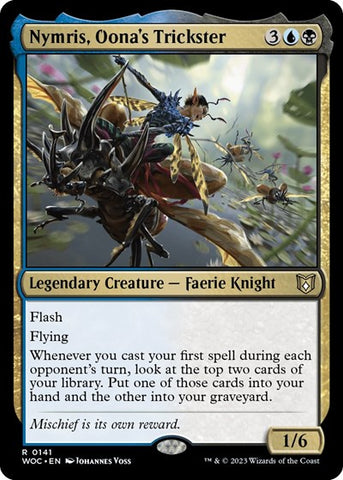 Nymris, Oona's Trickster (Commander: Wilds of Eldraine) Near Mint