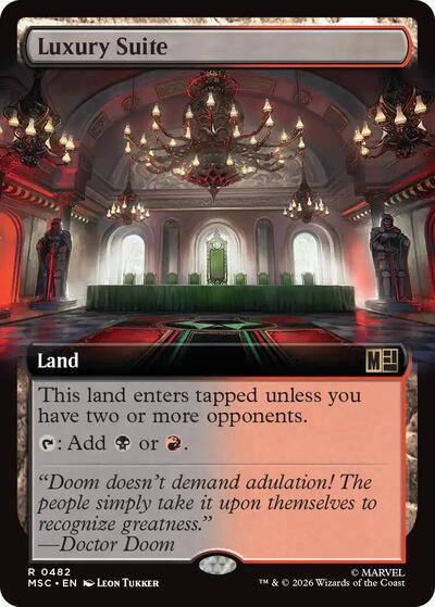 Luxury Suite (Extended Art) (Commander: Marvel Super Heroes) Near Mint