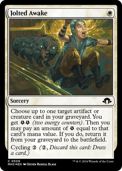 Jolted Awake (Ripple Foil) (Modern Horizons 3) Near Mint Foil