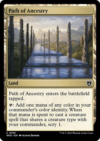 Path of Ancestry (Commander: Wilds of Eldraine) Near Mint