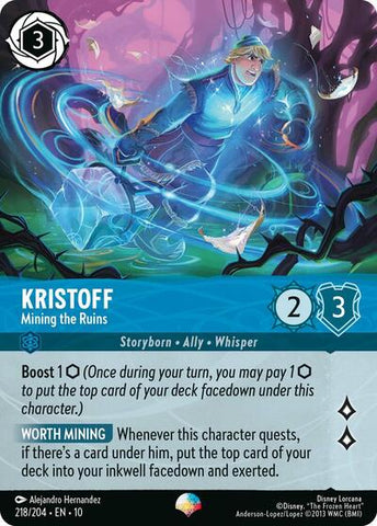 Kristoff - Mining the Ruins (Epic) (Whispers in the Well) Near Mint Holofoil