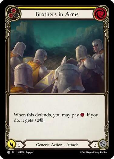 Brothers in Arms (Yellow) (Super Slam) Near Mint