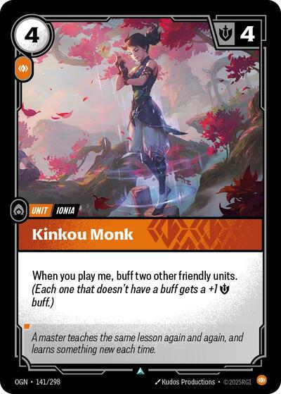 Kinkou Monk (Origins) Near Mint Foil
