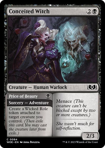 Conceited Witch (Wilds of Eldraine) Near Mint