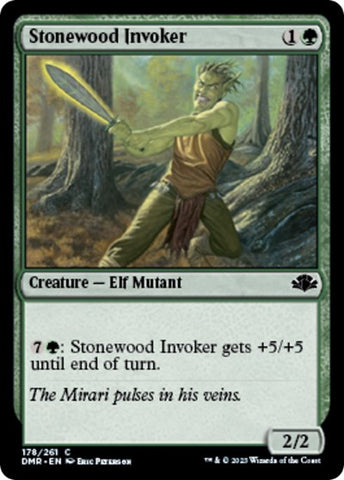 Stonewood Invoker (Dominaria Remastered) Near Mint Foil