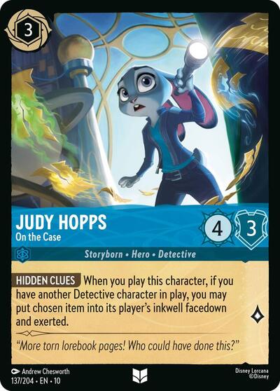 Judy Hopps - On the Case (Whispers in the Well) Near Mint