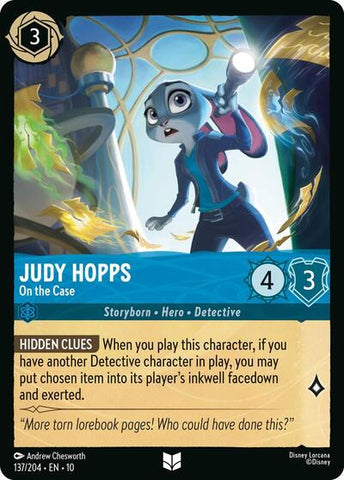 Judy Hopps - On the Case (Whispers in the Well) Near Mint