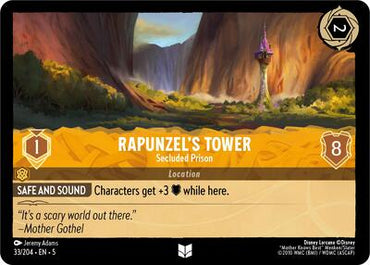 Rapunzel's Tower - Secluded Prison (Shimmering Skies) Near Mint