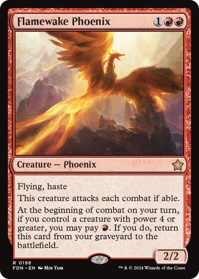 Flamewake Phoenix (Foundations) Near Mint Foil