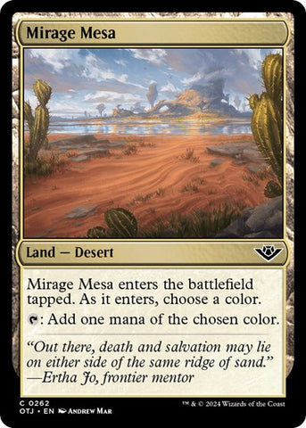 Mirage Mesa (Outlaws of Thunder Junction) Near Mint Foil