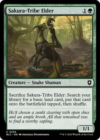 Sakura-Tribe Elder (Commander: Bloomburrow) Near Mint