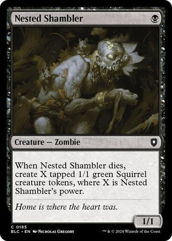 Nested Shambler (Commander: Bloomburrow) Near Mint