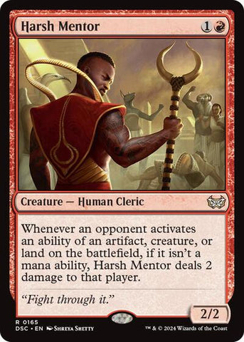 Harsh Mentor (Commander: Duskmourn: House of Horror) Near Mint
