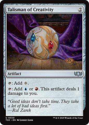Talisman of Creativity (Commander: Tarkir: Dragonstorm) Near Mint