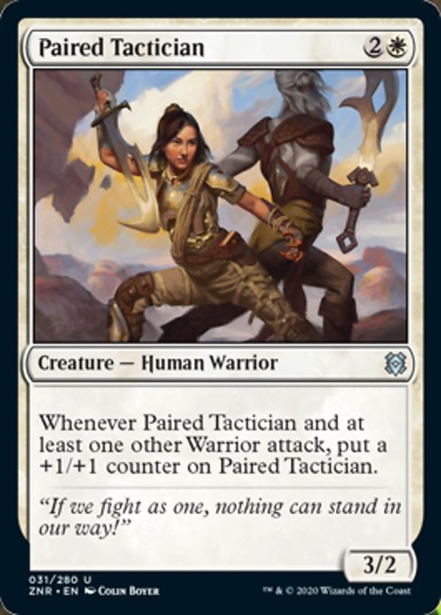 Paired Tactician (Zendikar Rising) Near Mint Foil
