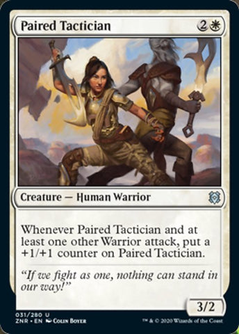 Paired Tactician (Zendikar Rising) Near Mint Foil