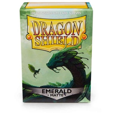 Dragon Shield Matte Sleeves Emerald (100-Pack) (Dragon Shield) New