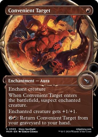 Convenient Target (Showcase) (Murders at Karlov Manor) Near Mint Foil