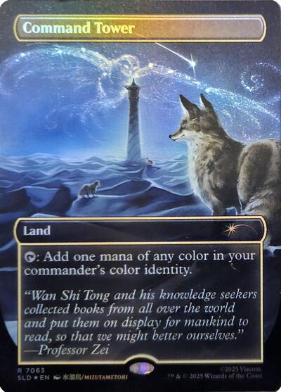 Command Tower (7063) (Rainbow Foil) (Secret Lair) Near Mint Foil