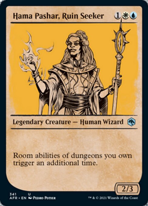 Hama Pashar, Ruin Seeker (Showcase) (Adventures in the Forgotten Realms) Near Mint