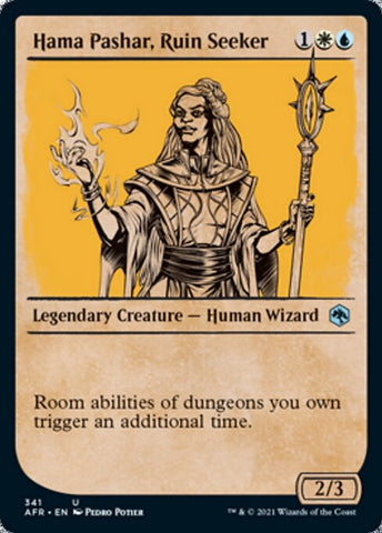 Hama Pashar, Ruin Seeker (Showcase) (Adventures in the Forgotten Realms) Near Mint