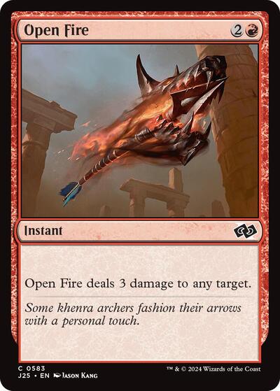 Open Fire (Foundations Jumpstart) Near Mint