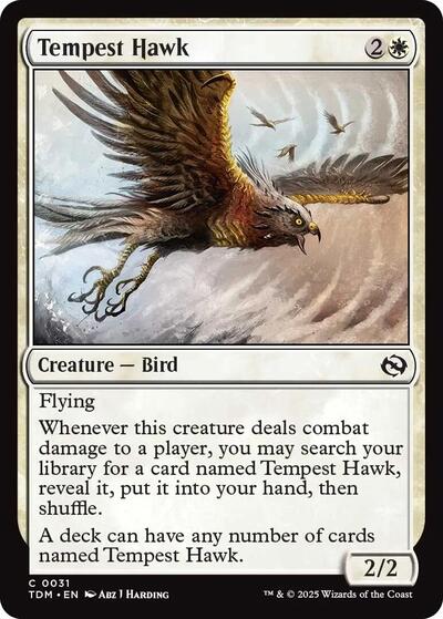 Tempest Hawk (Tarkir: Dragonstorm) Near Mint