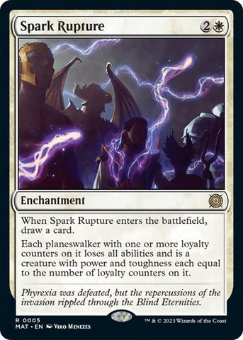 Spark Rupture (March of the Machine: The Aftermath) Near Mint Foil