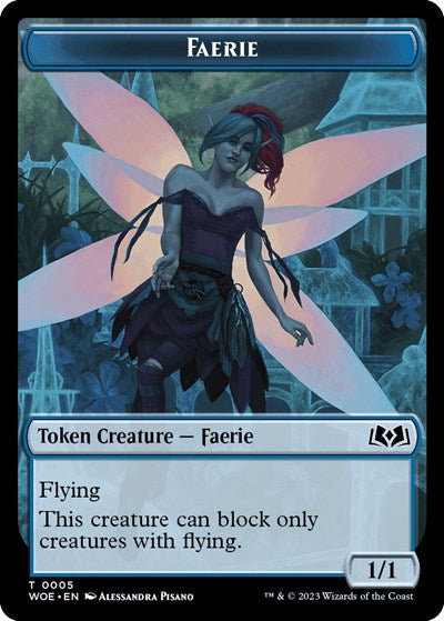 Faerie Token (Wilds of Eldraine) Near Mint