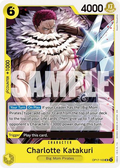 Charlotte Katakuri (The World's Strongest Warriors) Near Mint