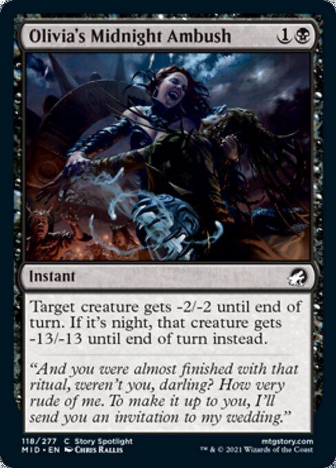 Olivia's Midnight Ambush (Innistrad: Midnight Hunt) Near Mint