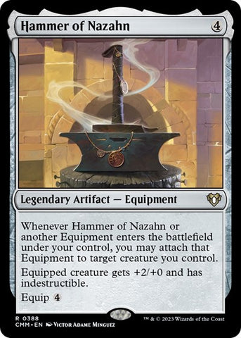 Hammer of Nazahn (Commander Masters) Near Mint