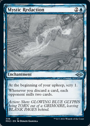 Mystic Redaction (Showcase) (Modern Horizons 2) Near Mint Foil