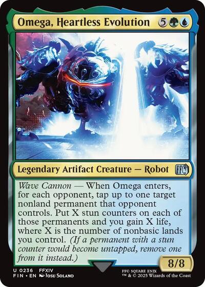 Omega, Heartless Evolution (Universes Beyond: FINAL FANTASY) Near Mint Foil