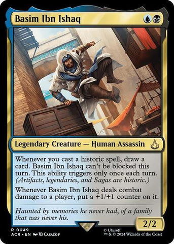 Basim Ibn Ishaq (Universes Beyond: Assassin's Creed) Near Mint Foil