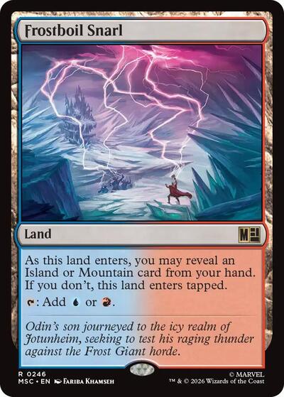 Frostboil Snarl (Surge Foil) (Commander: Marvel Super Heroes) Near Mint Foil