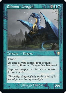 Shimmer Dragon (Commander: The Brothers' War) Near Mint