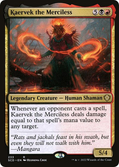 Kaervek the Merciless (Commander 2022 Starter Decks) Near Mint