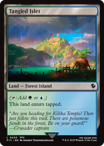 Tangled Islet (Commander: FINAL FANTASY) Near Mint