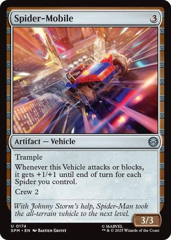 Spider-Mobile (Marvel's Spider-Man) Near Mint Foil