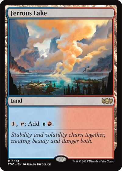 Ferrous Lake (Commander: Tarkir: Dragonstorm) Near Mint