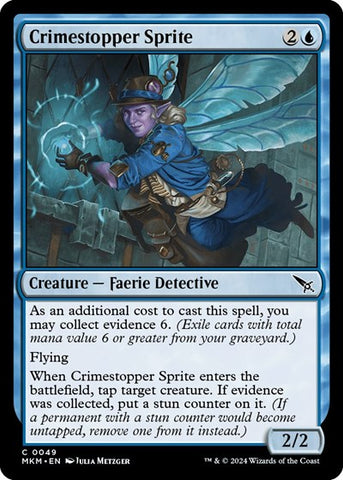 Crimestopper Sprite (Murders at Karlov Manor) Near Mint Foil