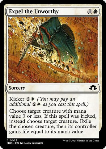 Expel the Unworthy (Modern Horizons 3) Near Mint Foil