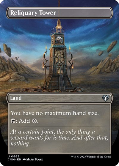 Reliquary Tower (Borderless) (Commander Masters) Near Mint