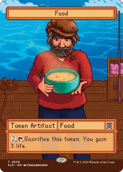 Food Token (2808) (Secret Lair) Near Mint
