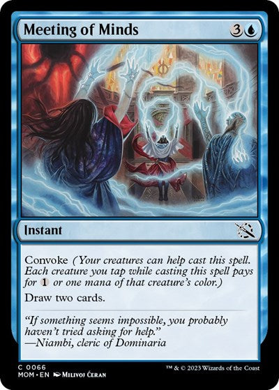 Meeting of Minds (March of the Machine) Near Mint Foil