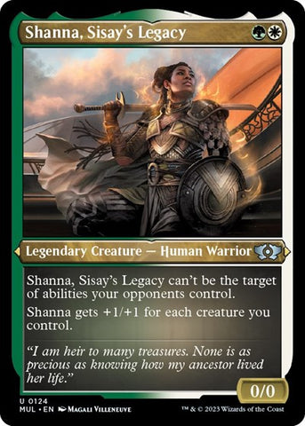 Shanna, Sisay's Legacy (Foil Etched) (March of the Machine: Multiverse Legends) Near Mint Foil