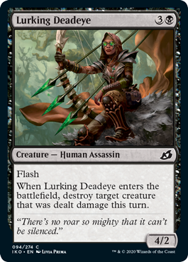 Lurking Deadeye (Ikoria: Lair of Behemoths) Near Mint Foil