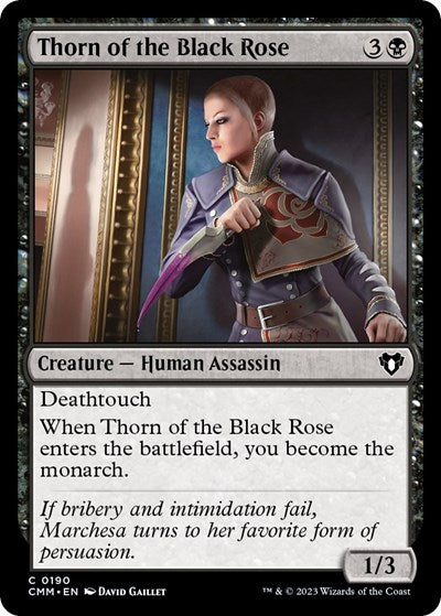 Thorn of the Black Rose (Commander Masters) Near Mint Foil