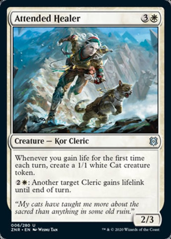 Attended Healer (Zendikar Rising) Near Mint Foil